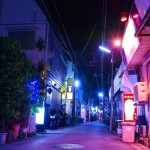 Night view of Ryugu Street